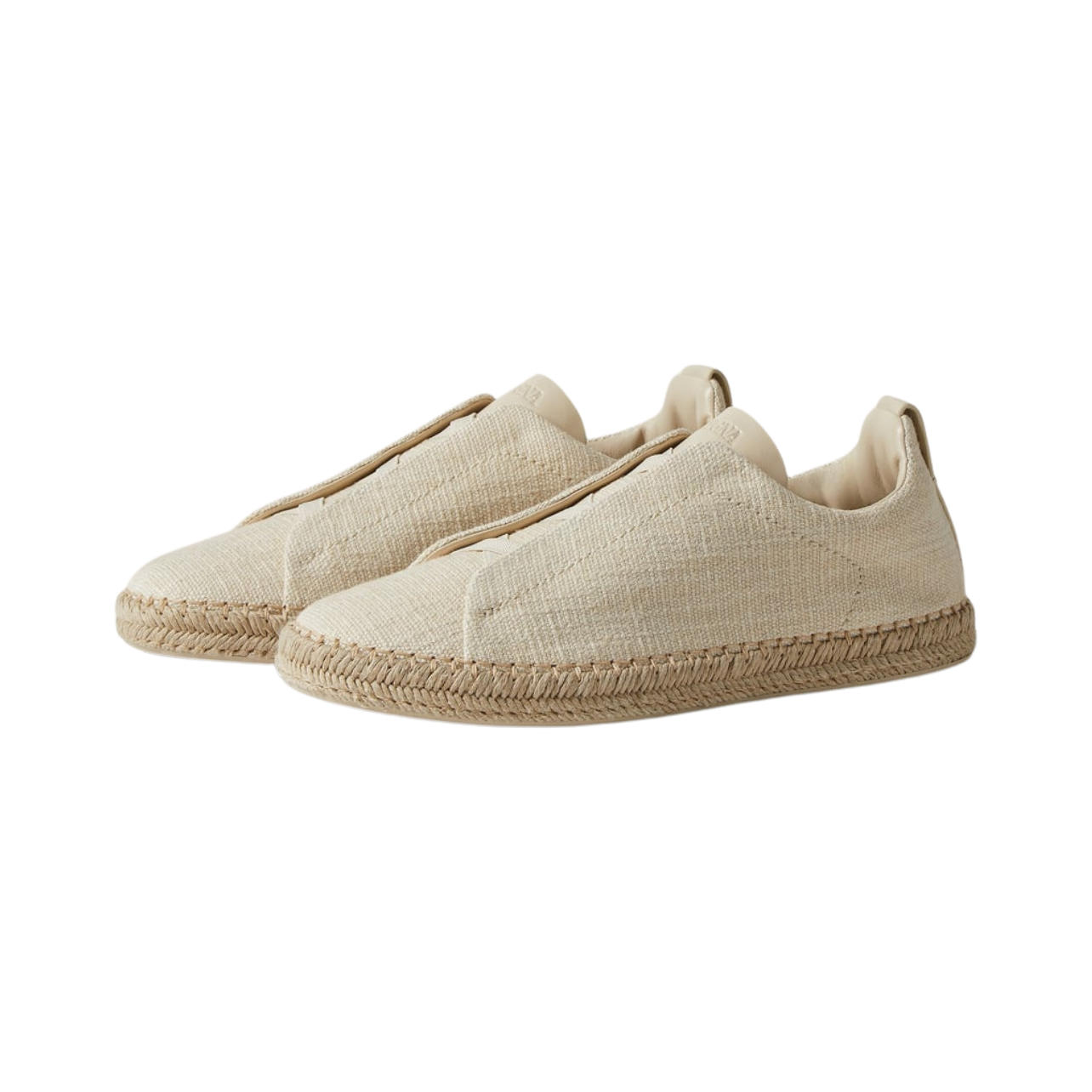 Hermes Triple Stitch™ Espadrilles - Off White Linen Blend and Leather