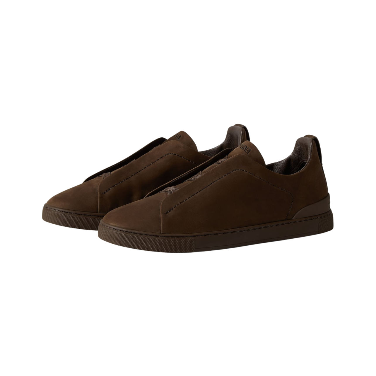 Hermes Taupe Triple Stitch™ SECONDSKIN Sneakers - Dark